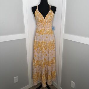 floral maxi cocktail dress Green Floral Ruched Backless Slip Maxi Dress